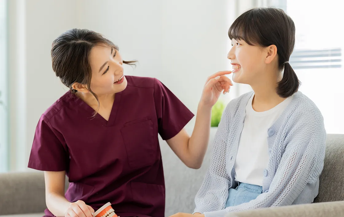 子どもの時期・混合歯列期に(乳歯と永久歯の両方がある時期)矯正治療を行う目的